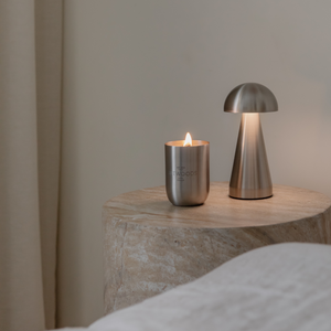 Redcurrant, Rhubarb & Juniper Silver Vessel | 80+ Hours Burn Time