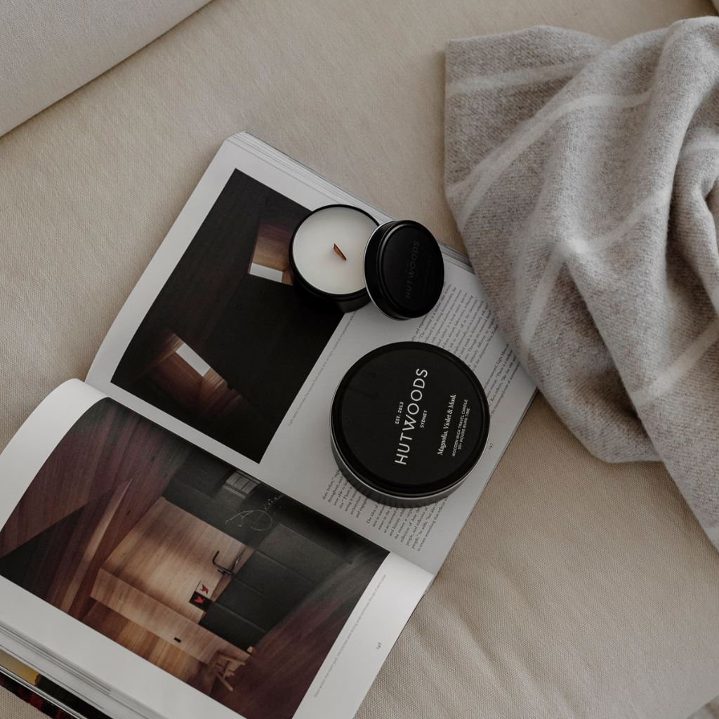 Vanilla & Oakmoss Travel Candle | 25+ Hours Burn Time
