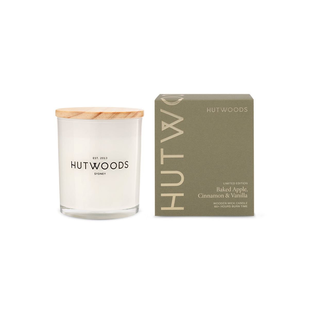 Baked Apple, Cinnamon & Vanilla Candle | Medium | 60+ Hours Burn Time