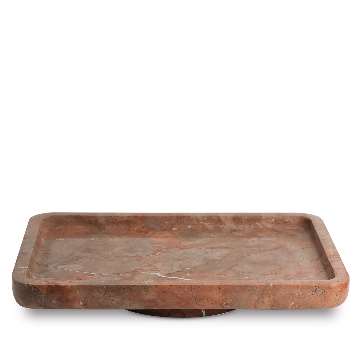 Terra Dune | Natural Stone Statement Tray | Inc. Pack of x3 Maxi Tea Lights