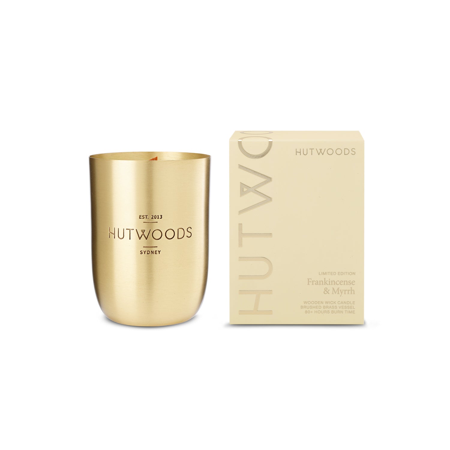 Frankincense & Myrrh Brass Vessel | 80+ Hours Burn Time