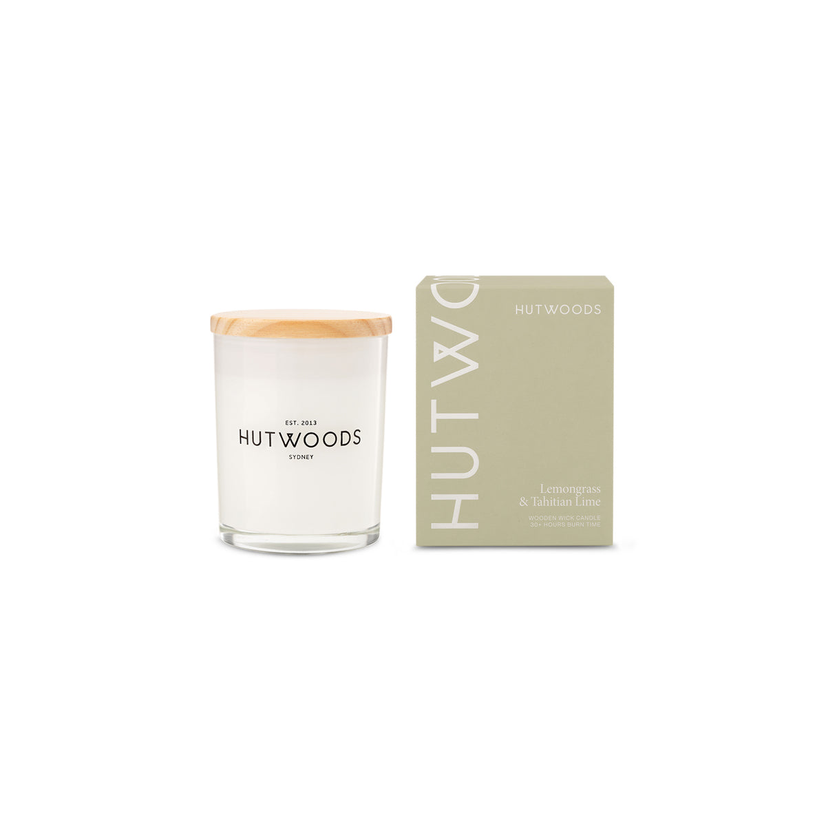 Lemongrass & Tahitian Lime Candle | Small | 30+ Hours Burn Time