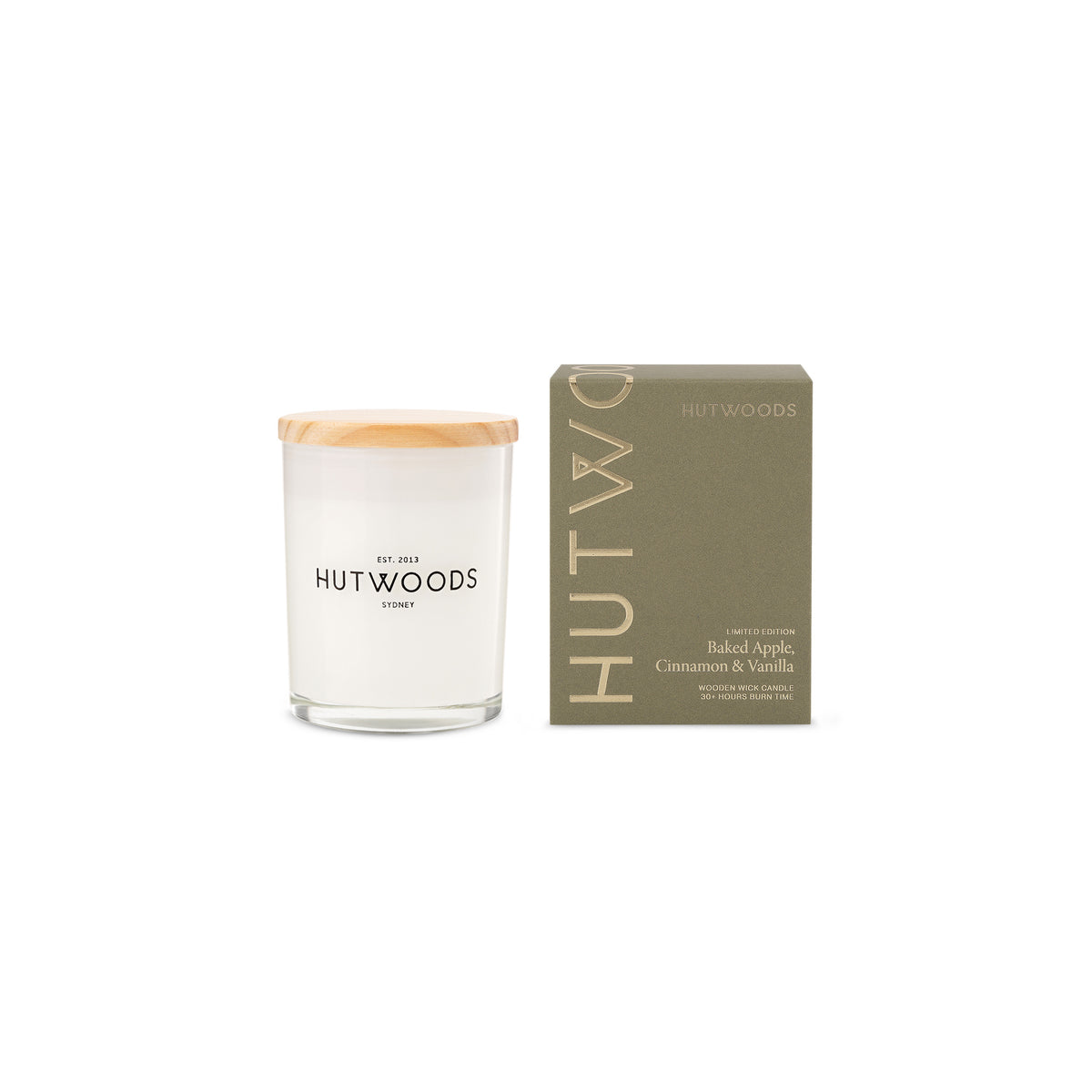 Baked Apple, Cinnamon & Vanilla Candle | Small | 30+ Hours Burn Time