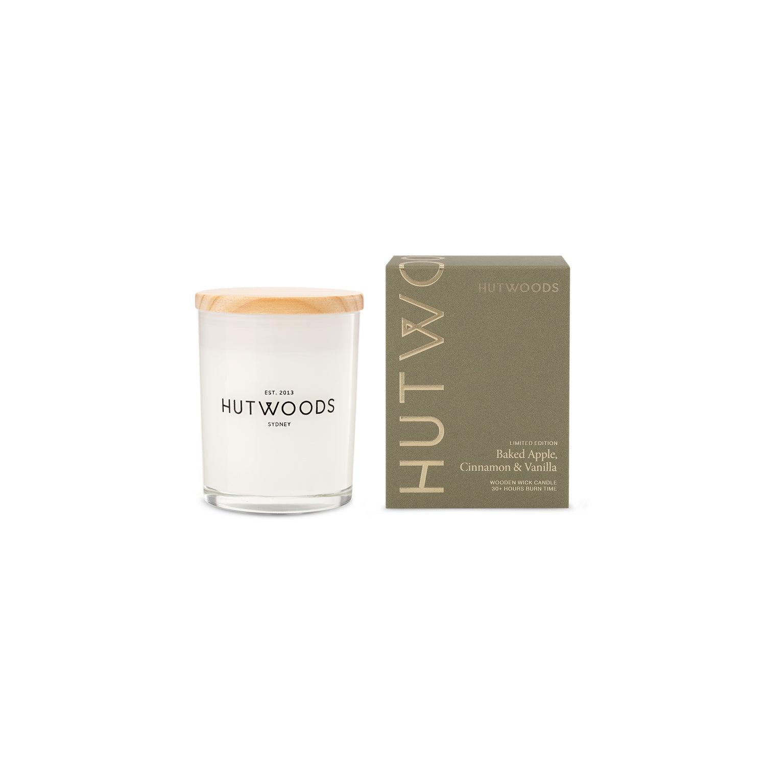 Baked Apple, Cinnamon & Vanilla Candle | Small | 30+ Hours Burn Time