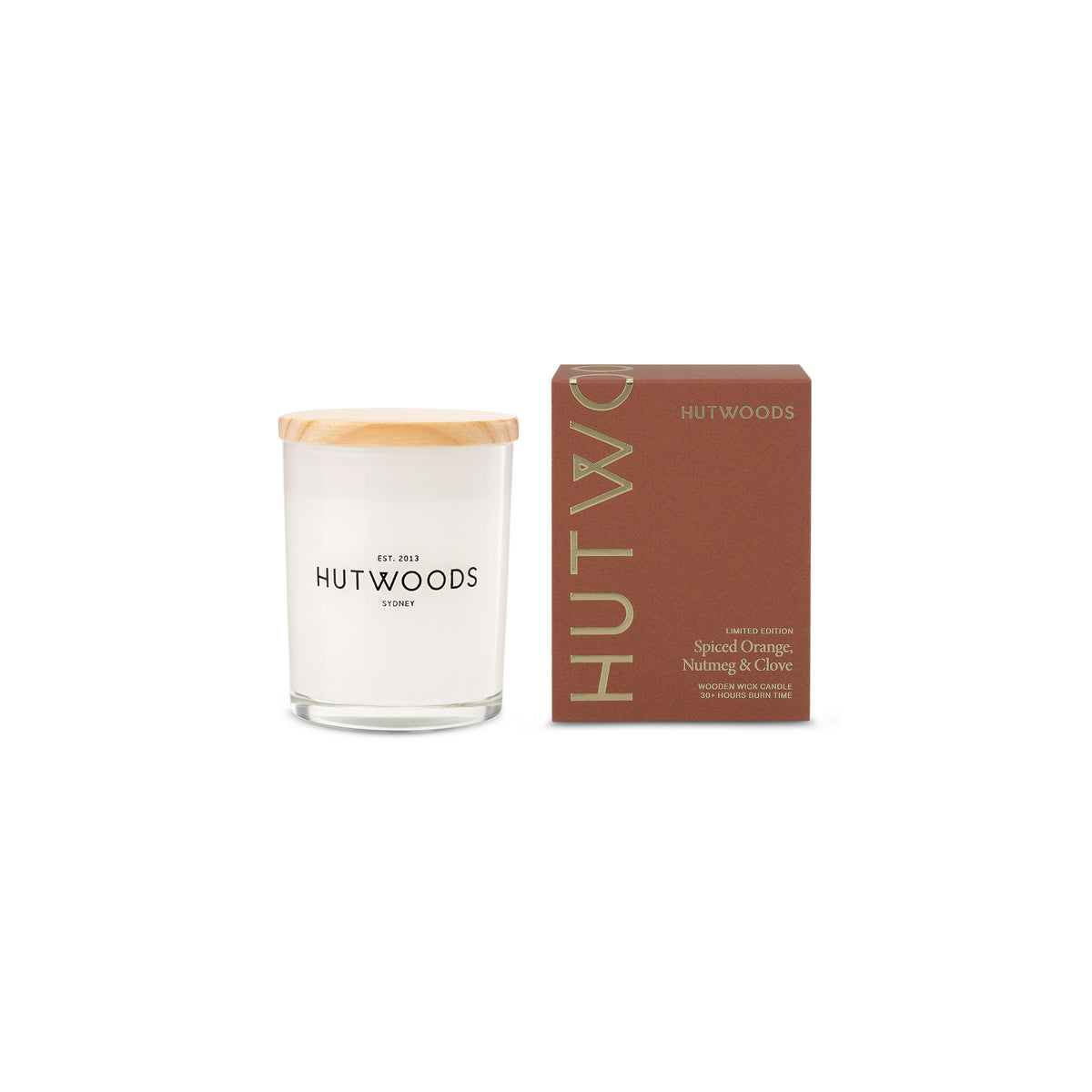 Spiced Orange, Nutmeg & Clove Candle | Small | 30+ Hours Burn Time