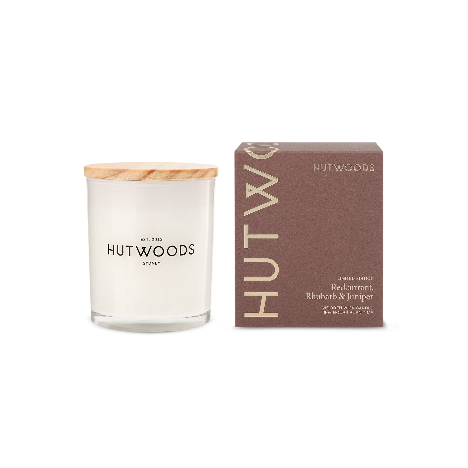 Redcurrant, Rhubarb & Juniper Candle | Medium | 60+ Hours Burn Time