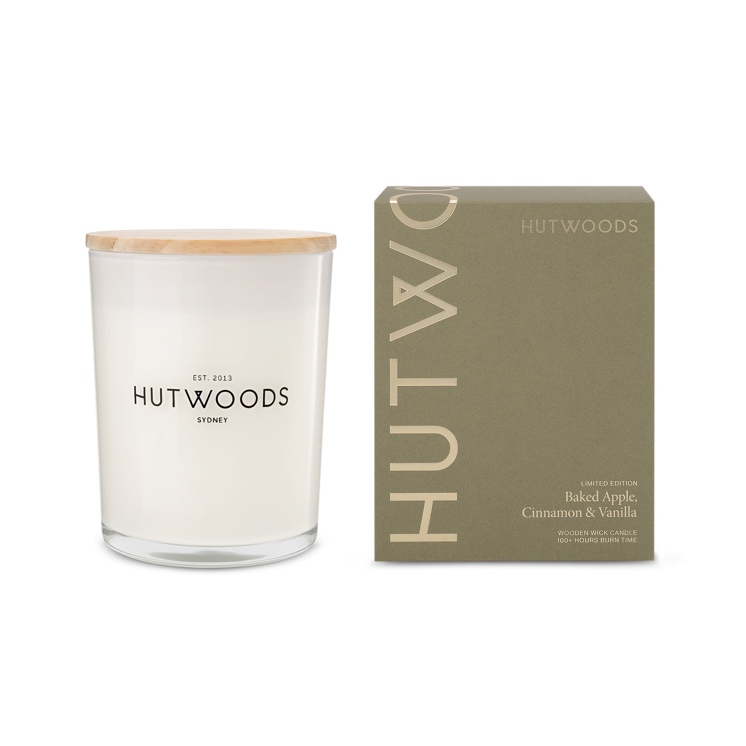 Baked Apple, Cinnamon & Vanilla Candle | Large | 100+ Hours Burn Time