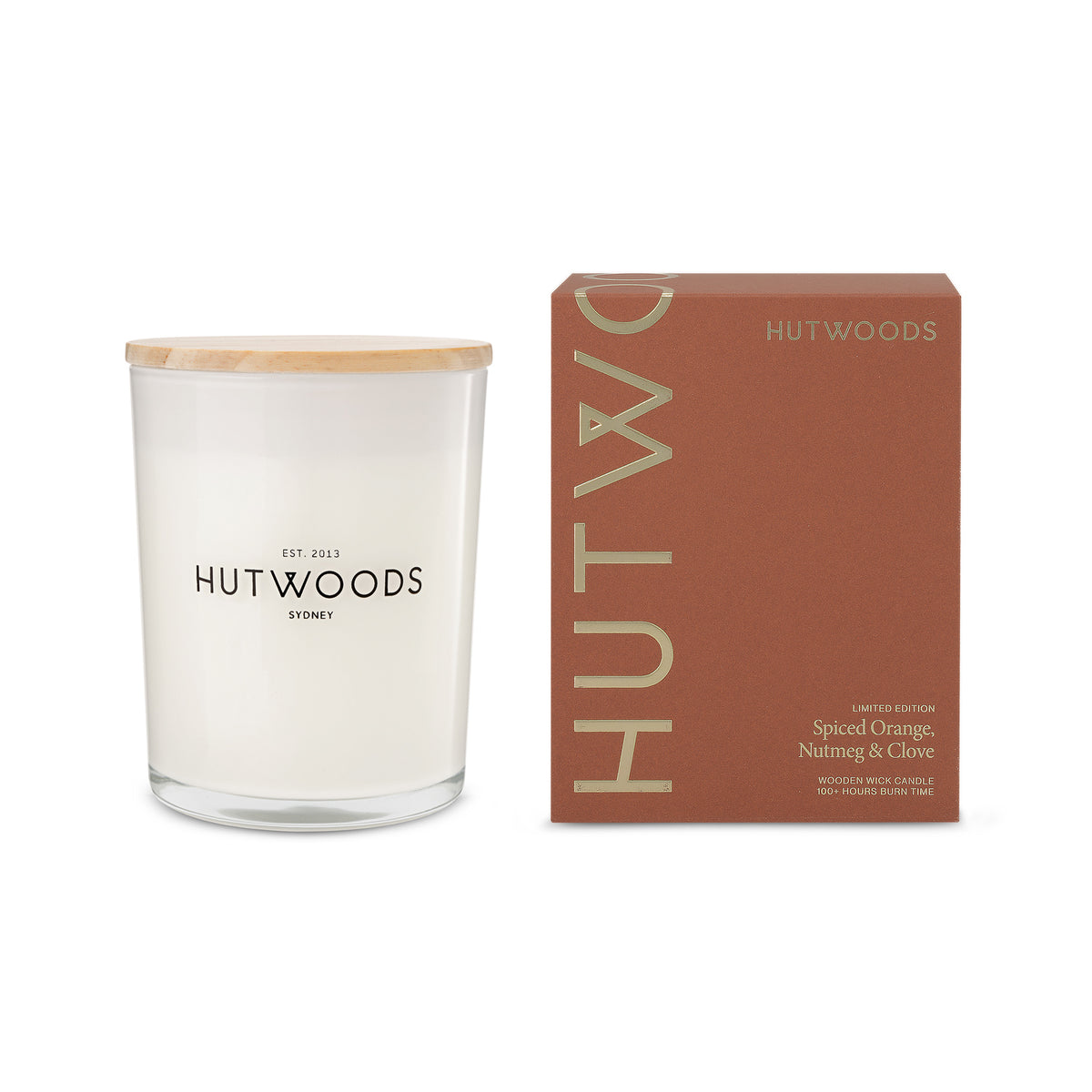 Spiced Orange, Nutmeg & Clove Candle | Large | 100+ Hours Burn Time