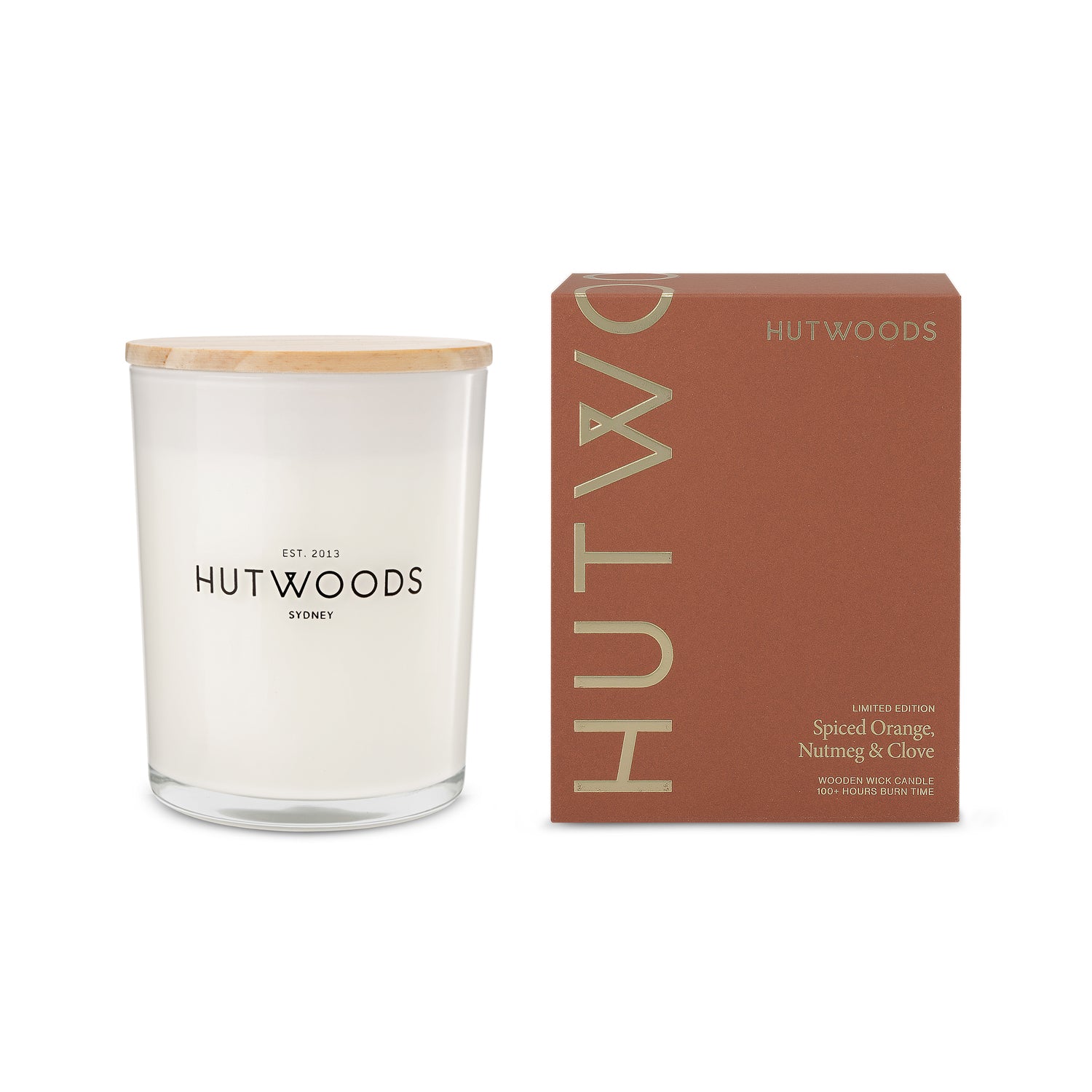 Spiced Orange, Nutmeg & Clove Candle | Large | 100+ Hours Burn Time