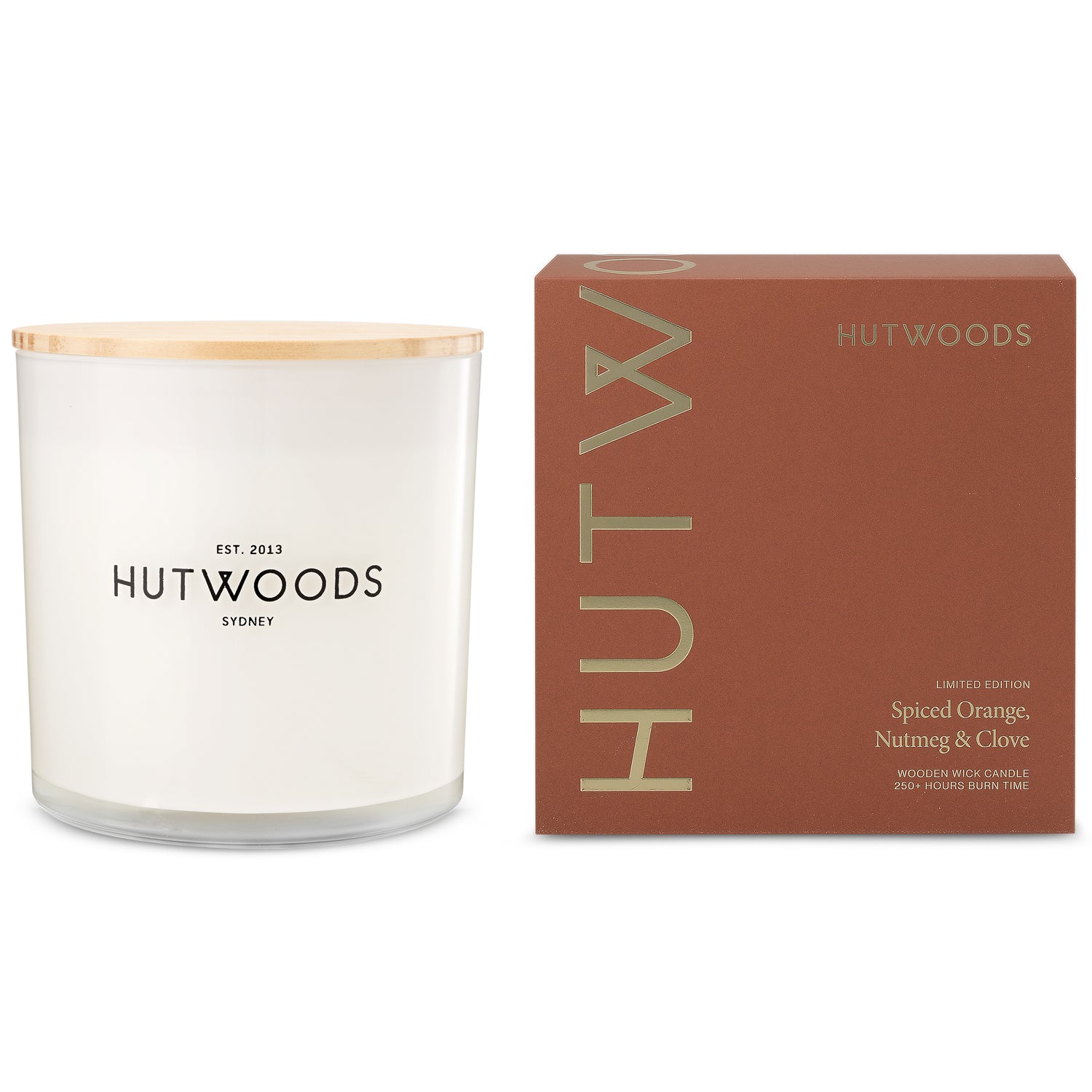 Spiced Orange, Nutmeg & Clove Candle | Extra Large | 250+ Hours Burn Time